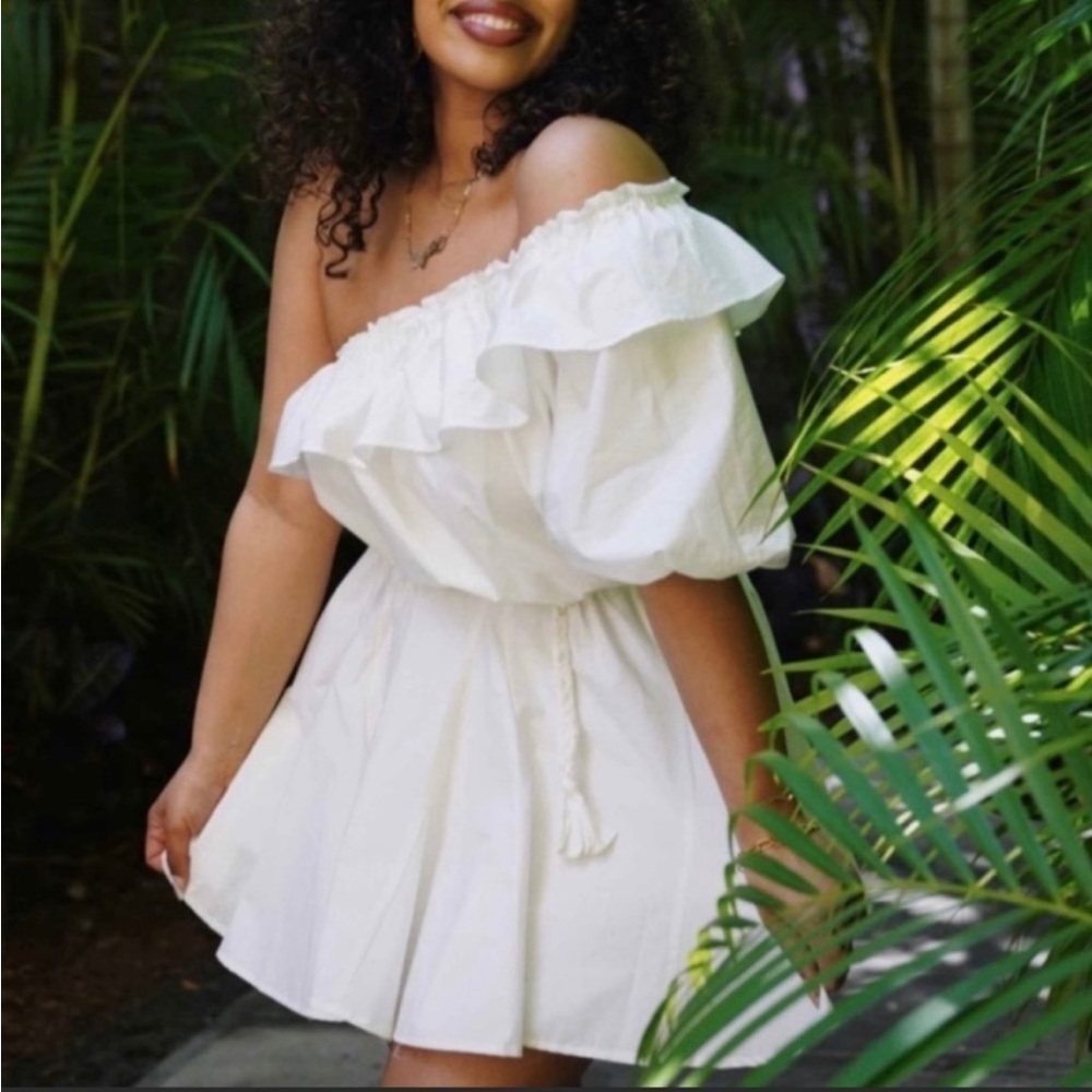 Rhode X Target White One Shoulder Dress XL NWT